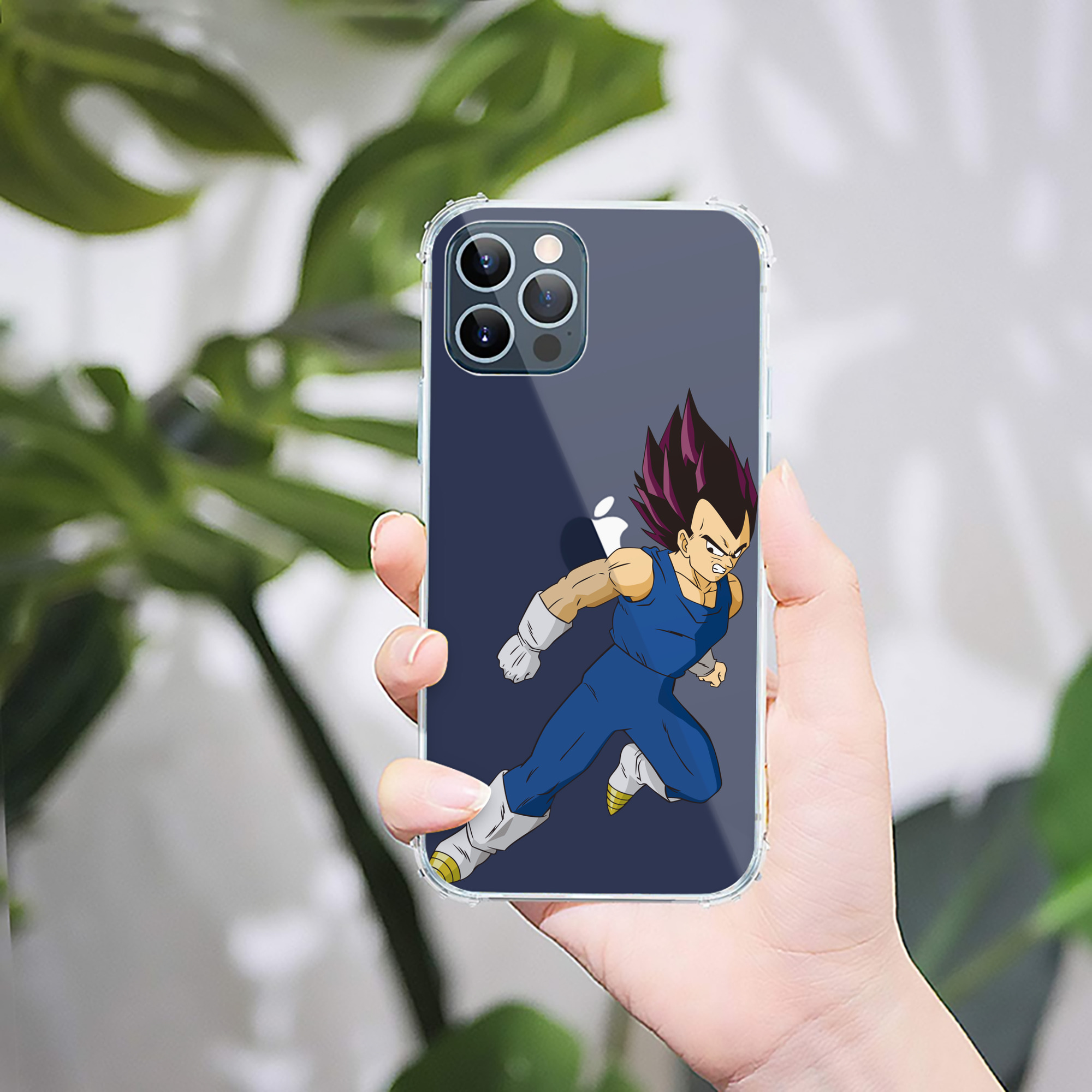 （画像用） ドラゴンボール ベジータ四世（Bejīta Yonsei）DRAGON BALL Vegeta IV 【iPhone 12シリーズ対応】透明スマホケース（クリアソフトケース）